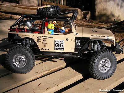 Axial(アキシャル)・SCX10・ジープ ラングラー G6 製作記 ～ 完成画像 走行前